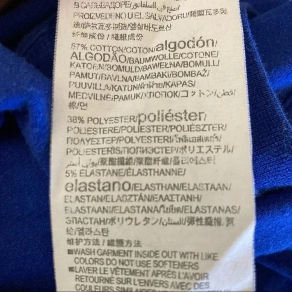 Under Armour Mens Blue USA OF A Graphic HeatGear Loose Tee Shirt Medium